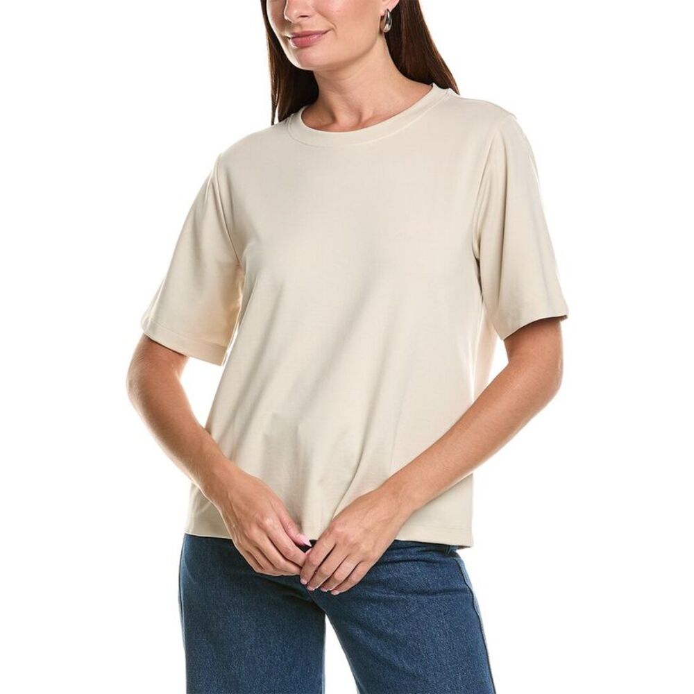 Eileen Fisher Womens  Crewneck T-Shirt